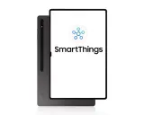 Ein Tablet mit dem SmartThings-Logo. Erfahren Sie, was SmartThings ist: die App zur Steuerung Ihres vernetzten Zuhauses.