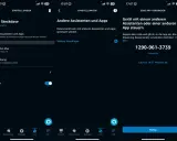 Ein Eve Systems Steckdosen-Gerät wird mit Alexa verbunden. Der Code 1290-961-3739 wird angezeigt.