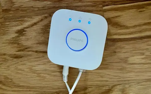 Philips Hue Bridge, das Herzstück für dein smartes Lichtsystem, nutzt Zigbee für die Verbindung.
