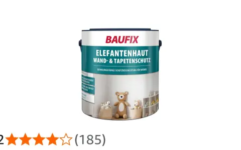 BAUFIX Elefantenhaut Wand- & Tapetenschutz: Reinigungsfähige Schutzbeschichtung für Wände. Ideal zum elefantenhaut streichen für strapazierfähige Oberflächen.