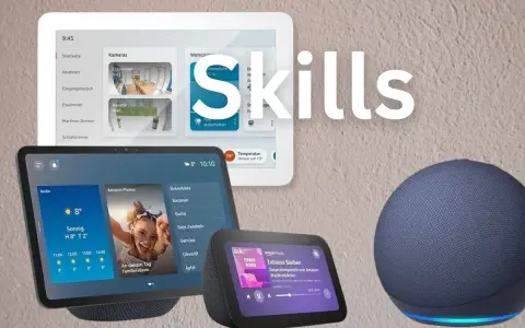 Alexa Skills auf Tablets und Echo-Geräten: Steuere dein Smart Home, sieh Fotos und höre Musik.