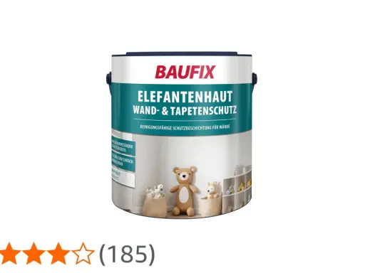 BAUFIX Elefantenhaut Wand- & Tapetenschutz: Reinigungsfähige Schutzbeschichtung für Wände. Ideal zum elefantenhaut streichen für strapazierfähige Oberflächen.