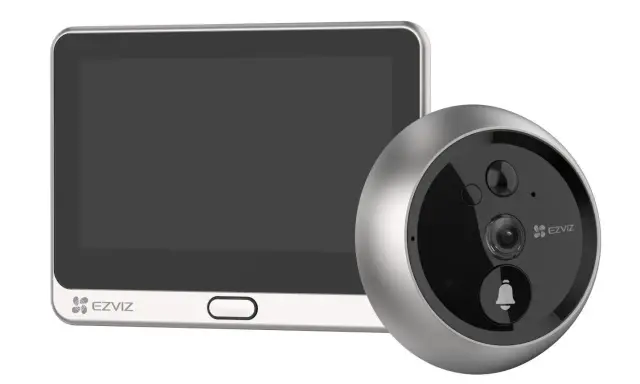 EZVIZ Kamera mit Display und Türspion-Kamera. Perfekt für Ihr Smart Home, kompatibel mit Homematic IP.