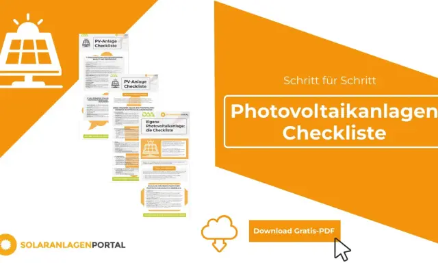 Checkliste für das inbetriebnahmeprotokoll PV-Anlage. Enthält wichtige Punkte zur Dokumentation und Prüfung.