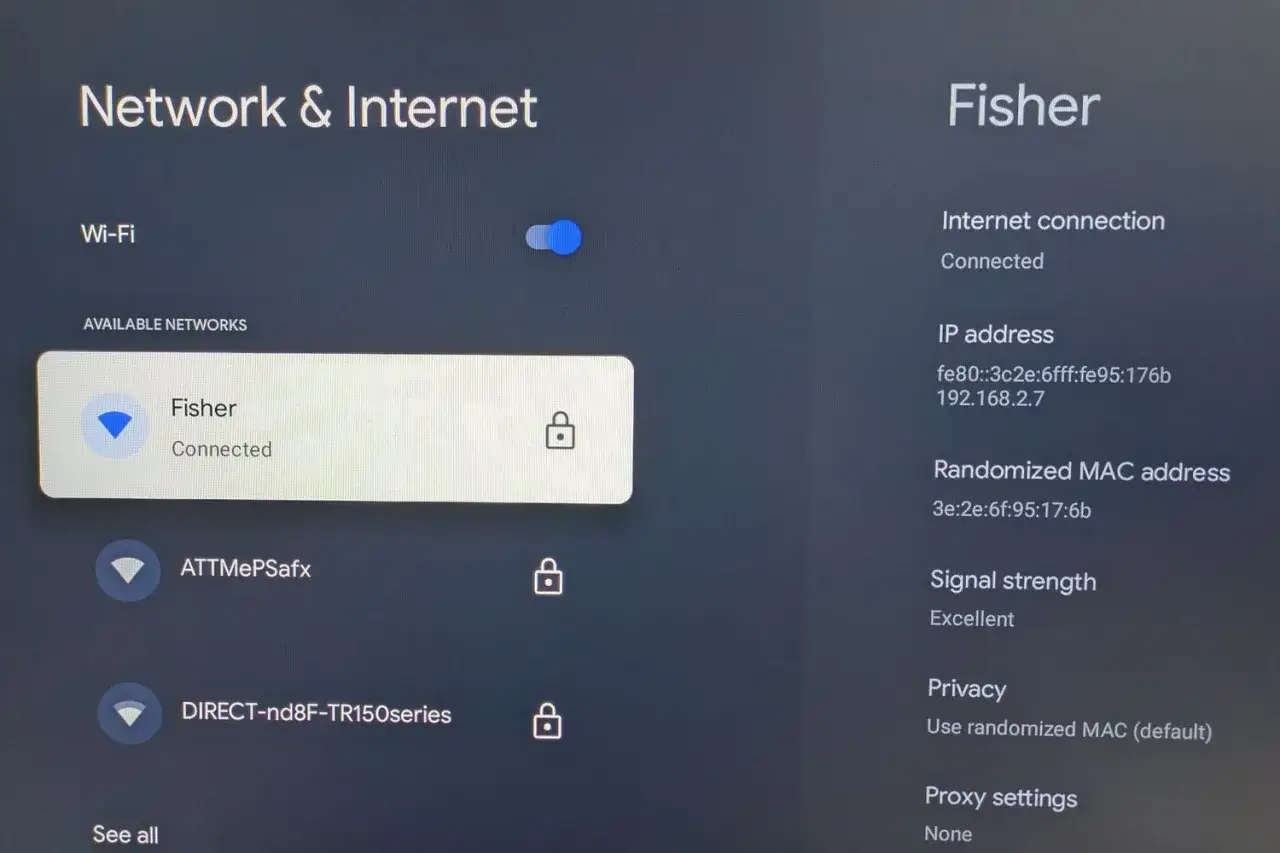 Chromecast mit WLAN verbinden: Das Menü
